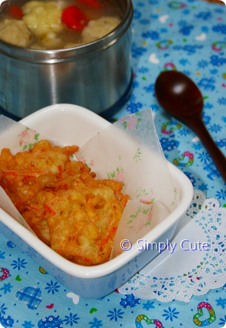 Simply Cute...: (#218) Chicken & Tofu Meatballs soup