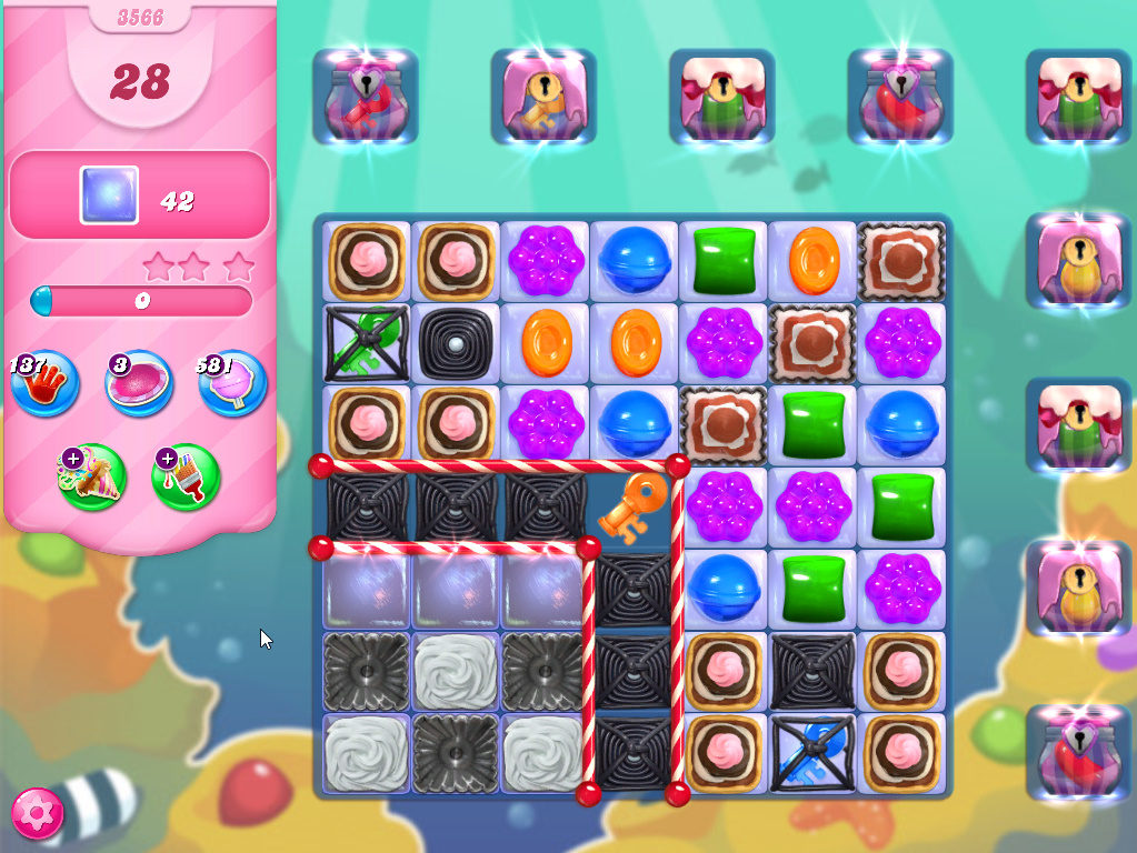 Candy Crush Saga level 3566 Candy Crush Saga level 3566