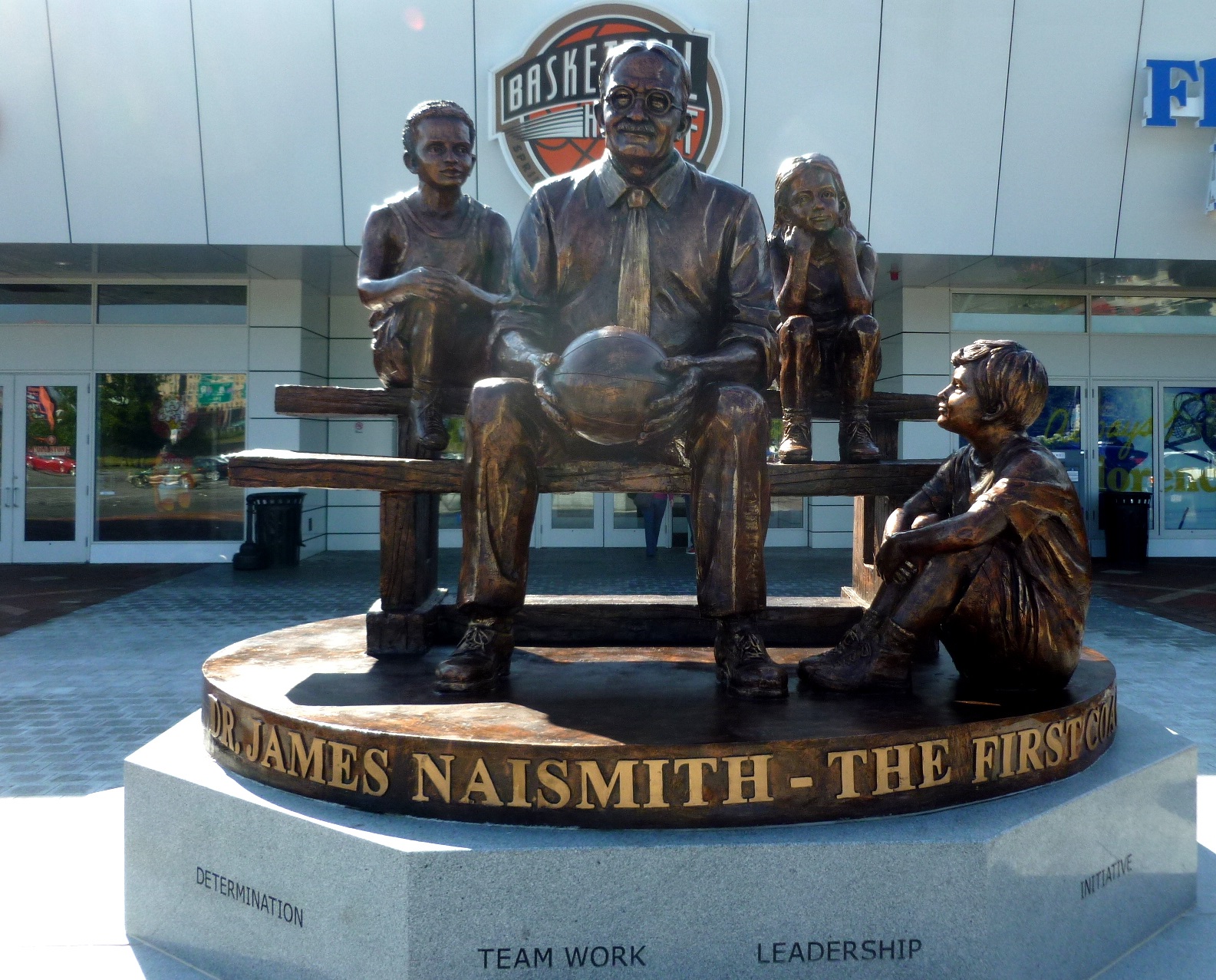 Photo-ops: Sculptures of Springfield: Dr. James Naismith - Springfield, MA
