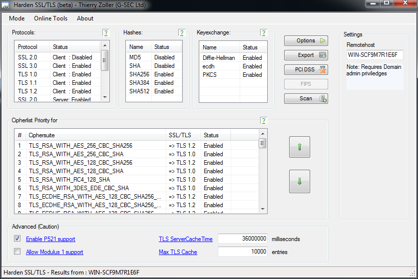 Harden SSL/TLS (Hardening the SSL/TLS Settings) Tools ToolWar