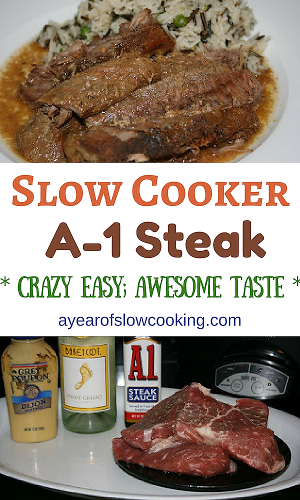 A1 and Dijon Steak CrockPot Recipe A Year of Slow Cooking