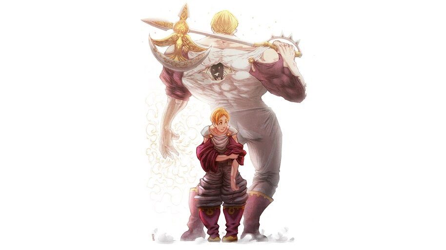 Escanor, Sacred Treasure, Divine Axe Rhitta, [Nanatsu no Taizai], 4K
