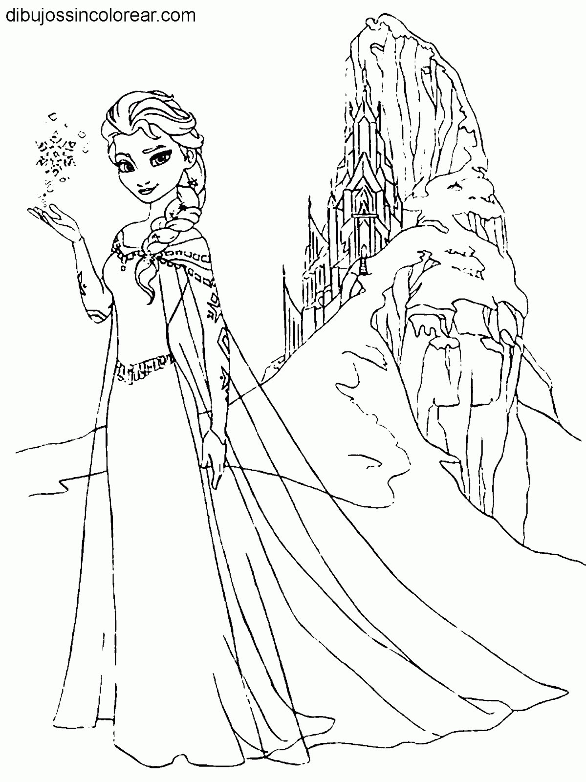elsa coloring pages images ice - photo #30