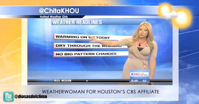 Las diosas del clima: HOTTEST WEATHER GIRLS FROM AROUND THE WORLD