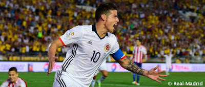 Copa America: Partidazo de James y Colombia es cuartofinalista