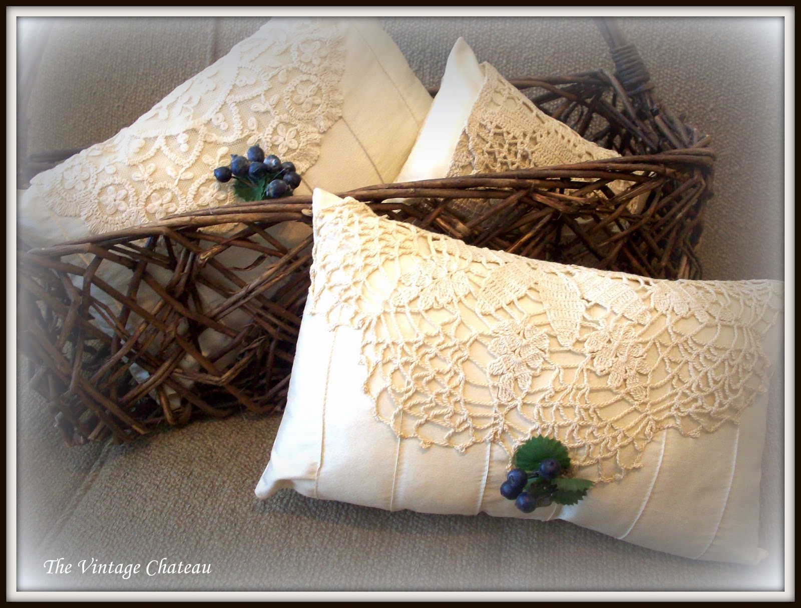 The Vintage Chateau Boudoir Pillows