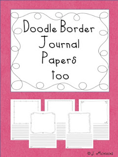 New Doodle Border Papers for Daily Five and a Freebie