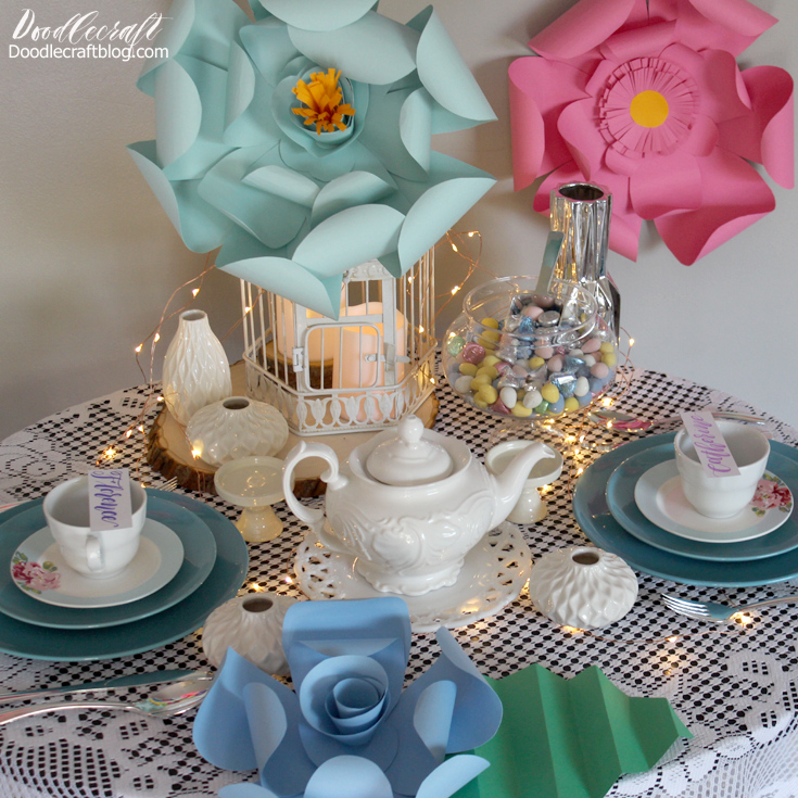 Doodlecraft DIY Fairytale Wedding Centerpieces and Decorations