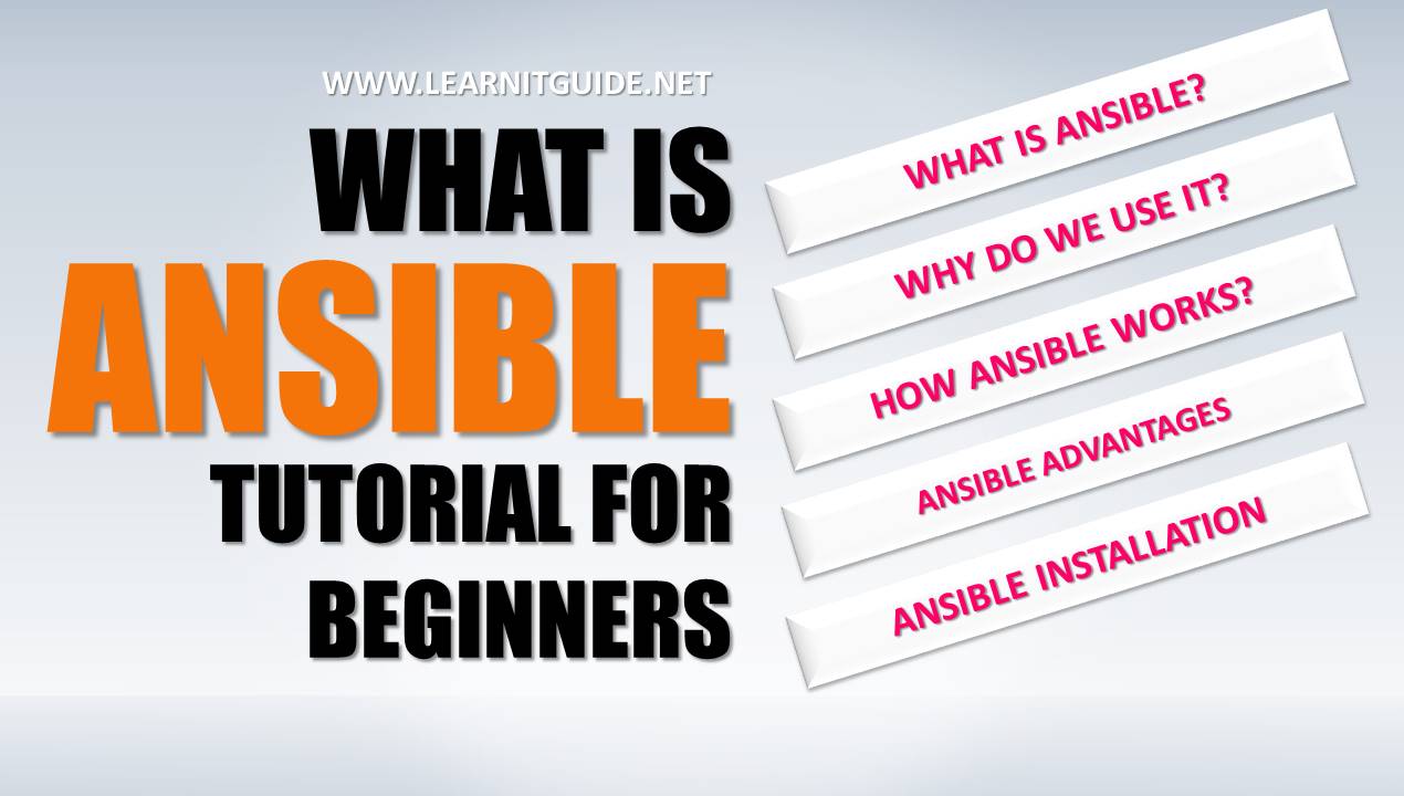 what is ansible how ansible works ansible tutorials what is ansible