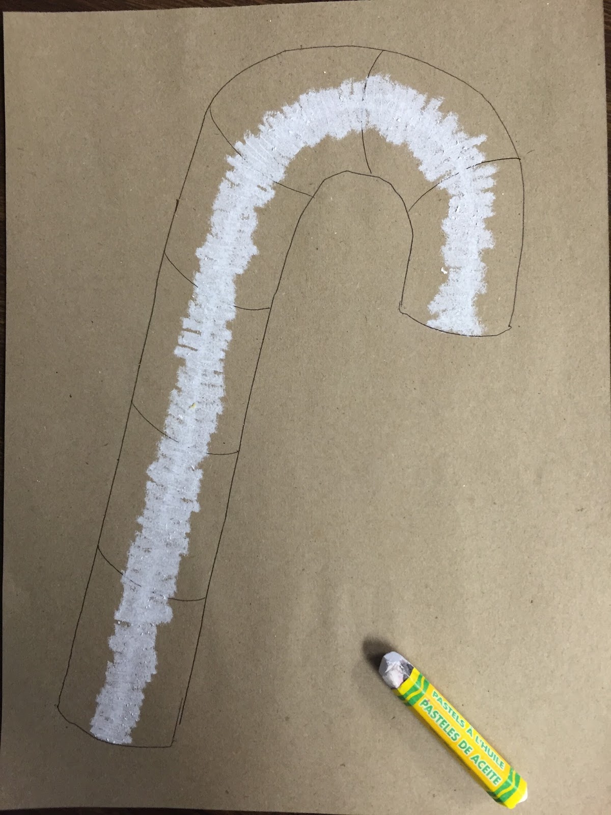 Elements of the Art Room 4th & 5th grade Blended Candy Canes