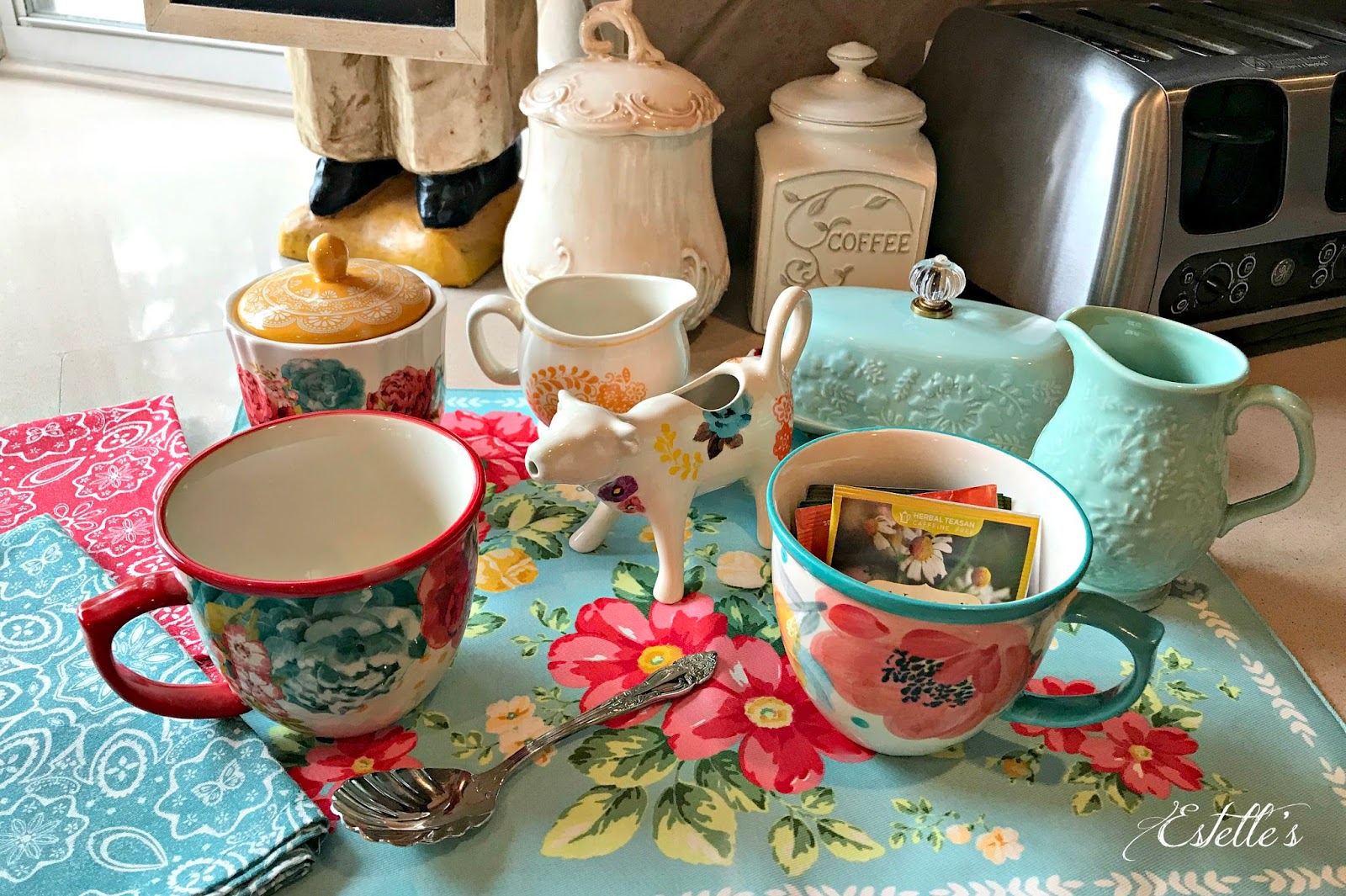 Estelle's PIONEER WOMAN INSPIRED COFFEE STATION