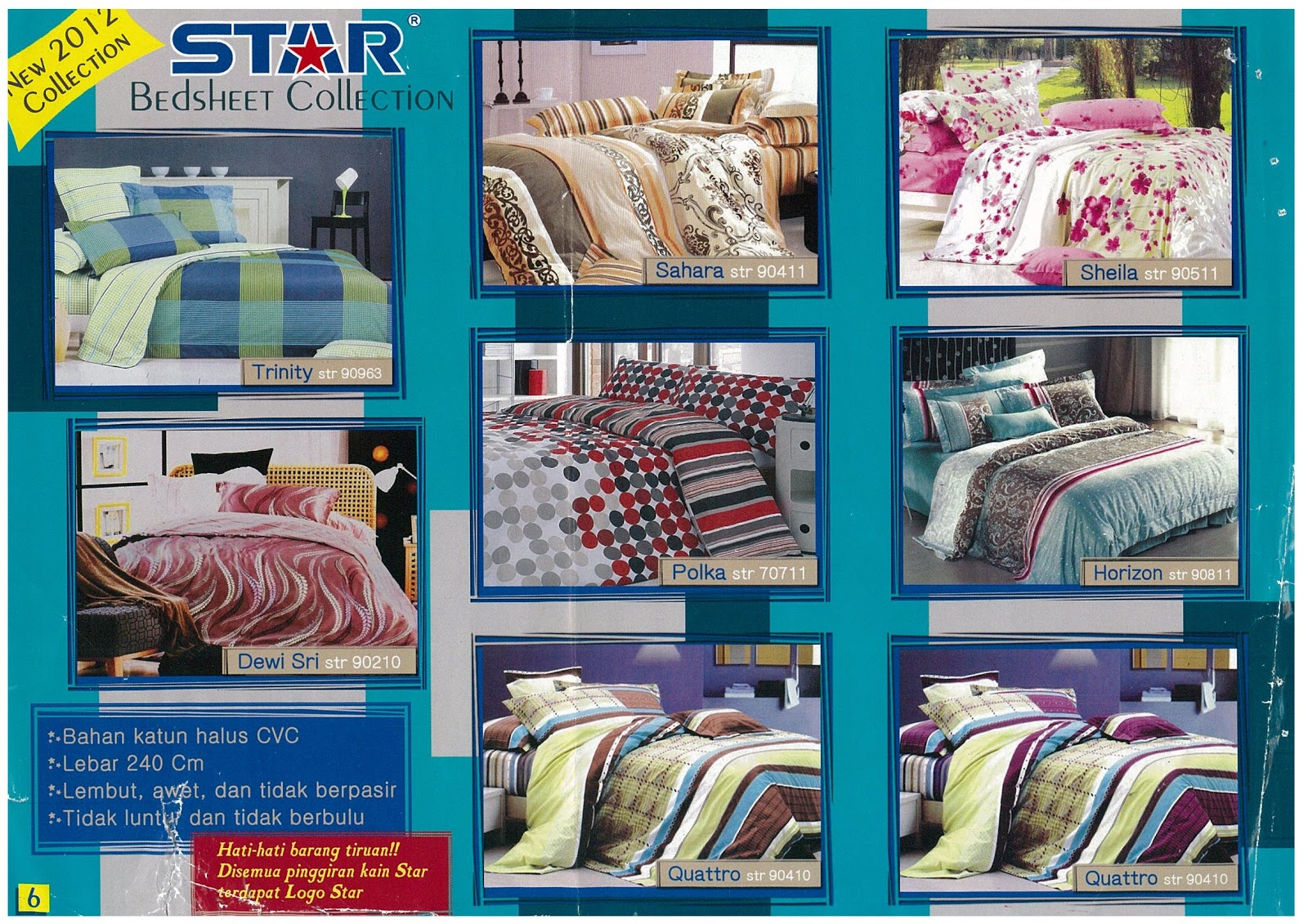 GROSIR BEDCOVER JAKARTA Harga Sprei + Bedcover Motif Dewasa
