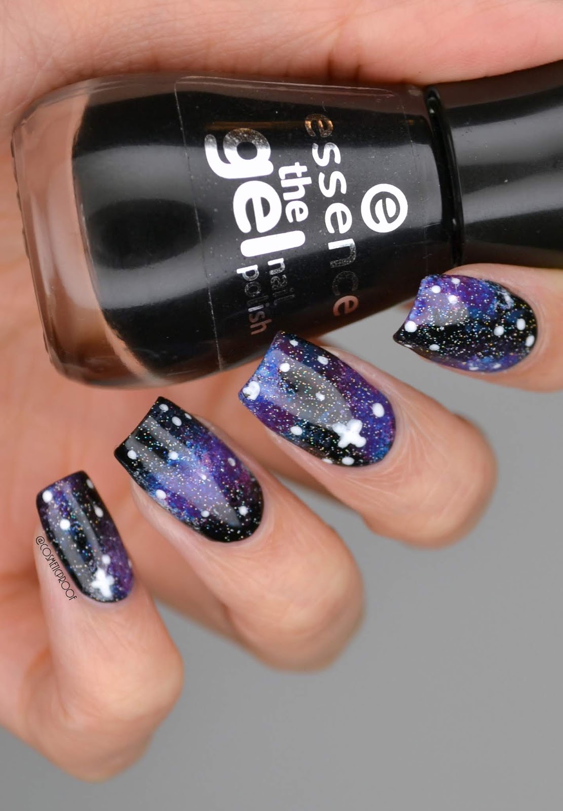 NAILS Galaxy Nail Art CBBxManiMonday Cosmetic Proof Vancouver