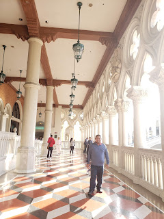 Balcony at the Palazzo and The Venetian in Las Vegas Nevada