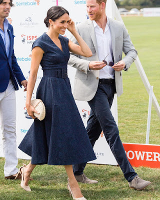 #RoyalFamily; Duke and Duchess of Sussex #MeghanMarkle and #PrinceHarry pack on #PDA as they step out for a day of Polo in Berkshire