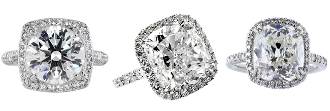 most beautiful square diamond engagement rings 