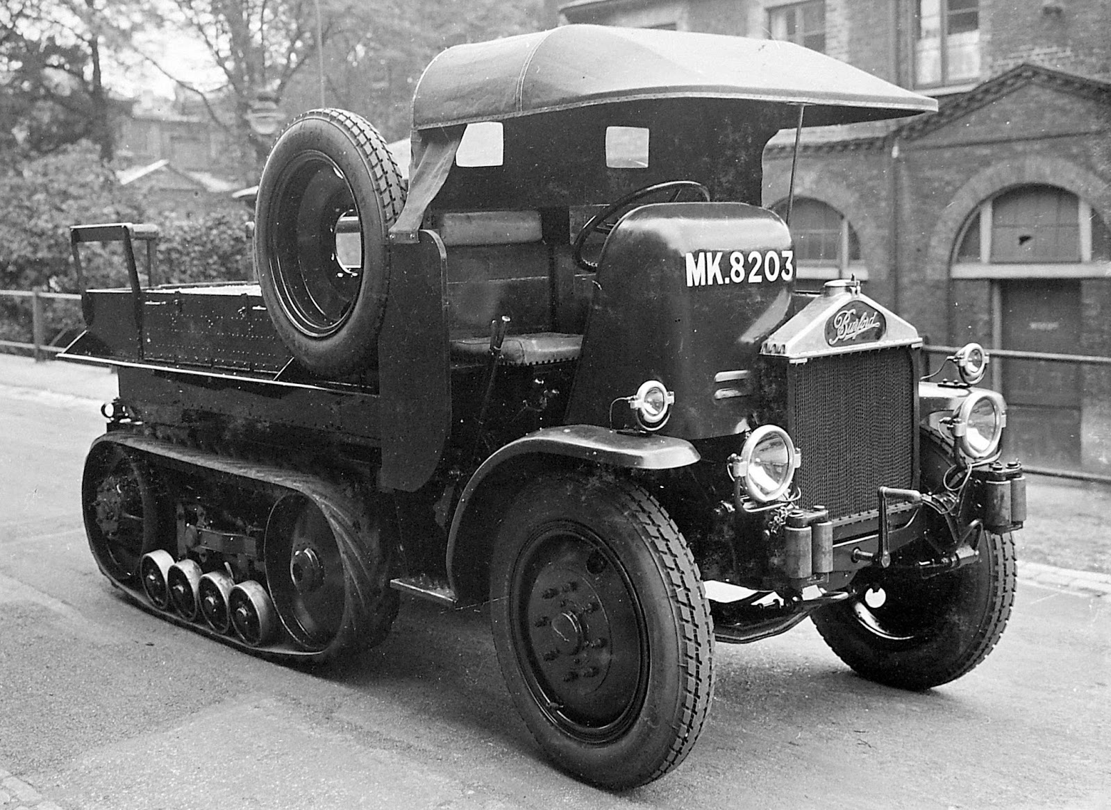 Interwar Tank Development Burford Kegresse Artillery Tractor, 1926