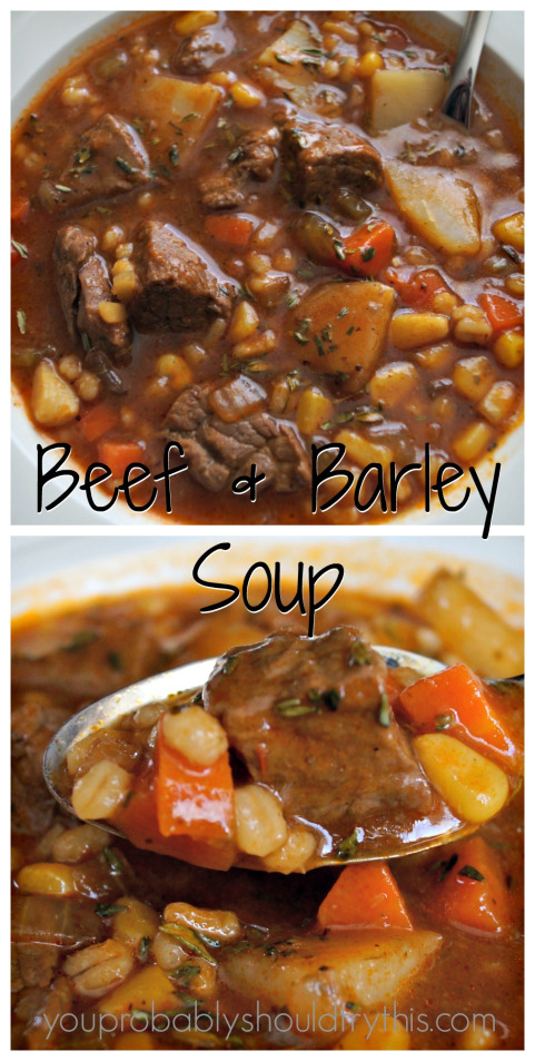 beef barley soup my recipes beef barley soup my recipes