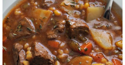 Recipes: Hearty Beef & Barley Soup