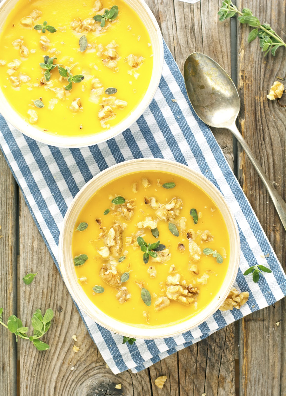 The Iron You (Vegan) Apple and Butternut Squash Soup with Walnuts and