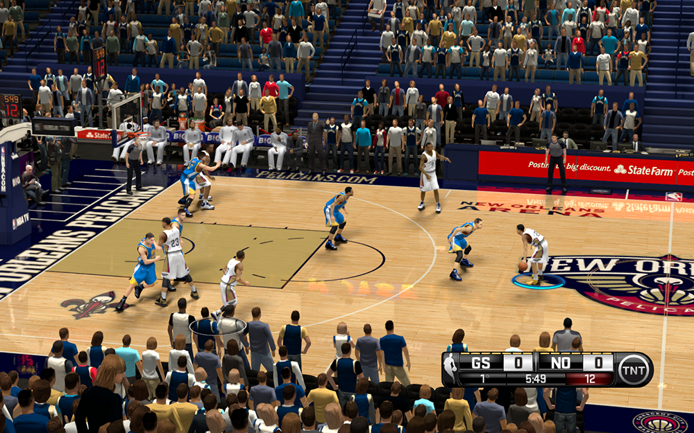 NBA 2K14 New Orleans Pelicans HD Court Mod