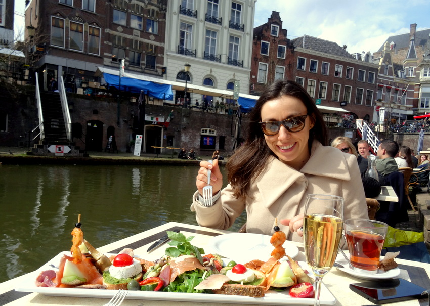 Utrecht, Netherlands Lighting a Candle and a Surprise Seafood