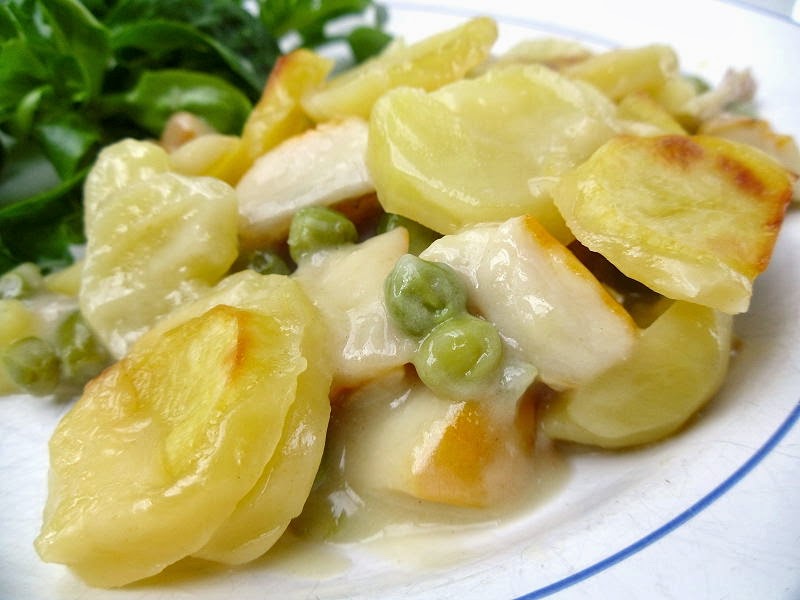 Gourmande ou passionnée... Gratin de haddock, pommes de terre et