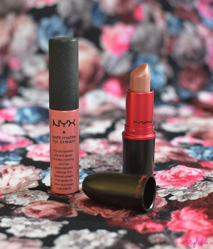Review of my favorite makeup products and beauty products of which the NYX soft matte lip cream in Milan and MAC Viva Glam VI are my favorite lipsticks