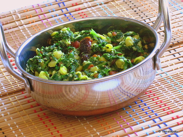 Spinach-Toor Dal Saute