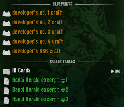 Id Cards Dead Island