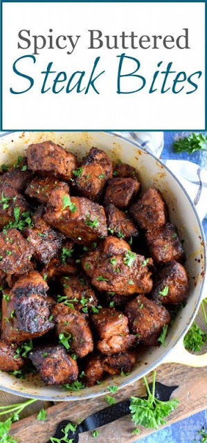 Spicy Buttered Steak Bites Spicy Buttered Steak Bites