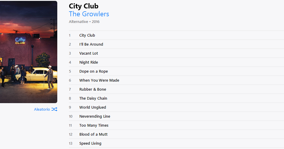 PlusMusiciTunes The Growlers City Club (2016) iTunesPlus
