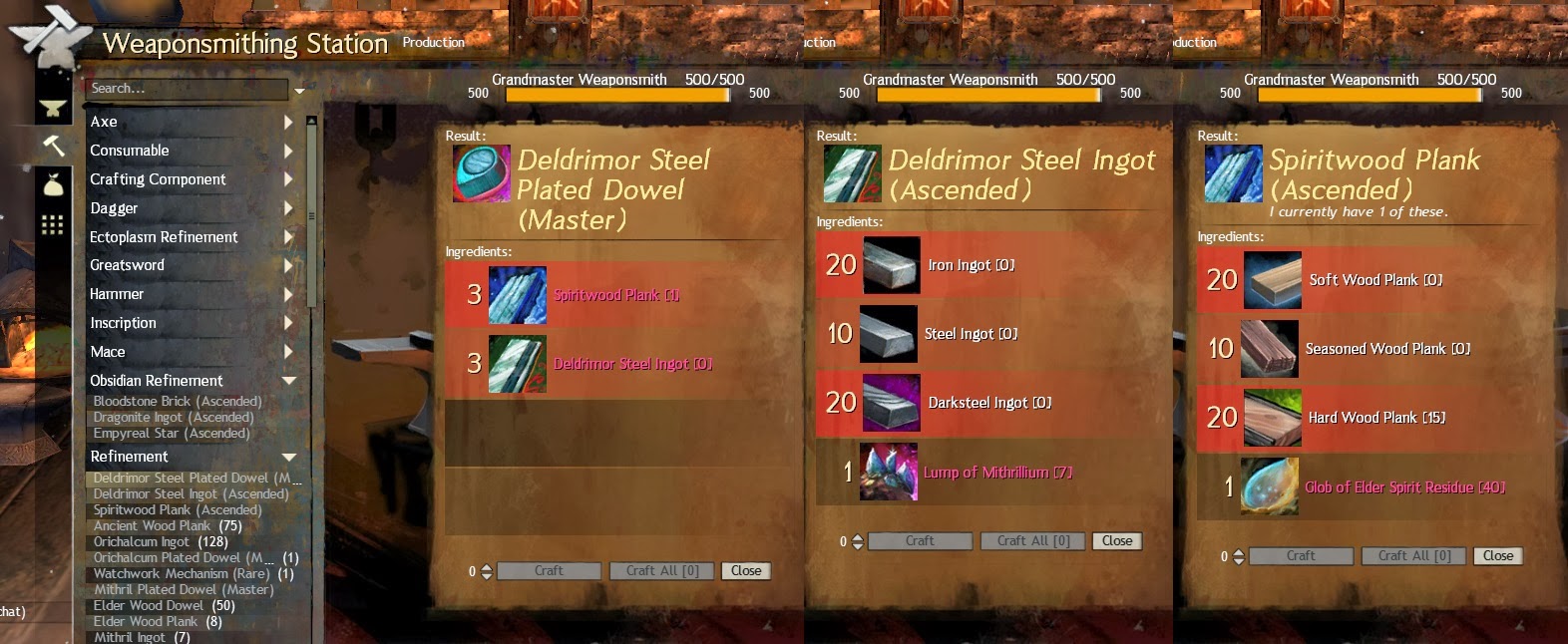 Online Games: Crafting Ascended Weapon - How easy