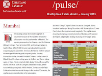Monthly Real Estate Monitor Mumbai January 2013
