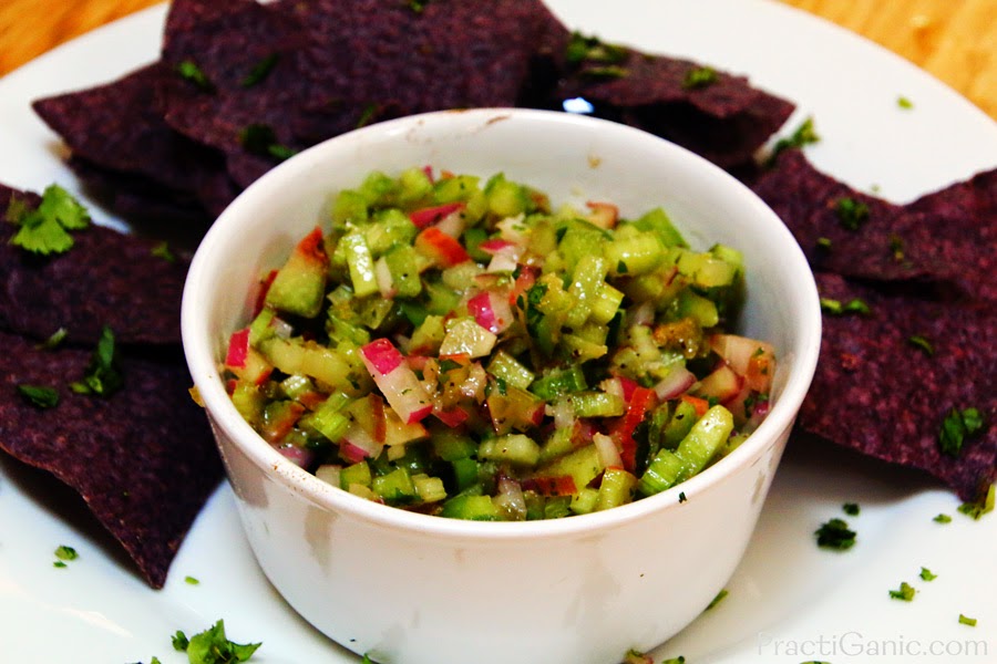 Rhubarb Salsa | PractiGanic: Vegetarian Recipes and Organic Living