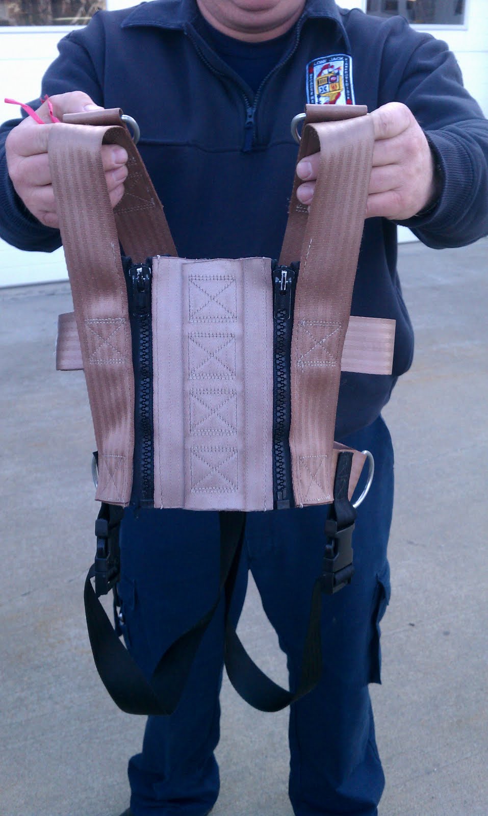 Fire Showing Harness seatbelts for Toddlers