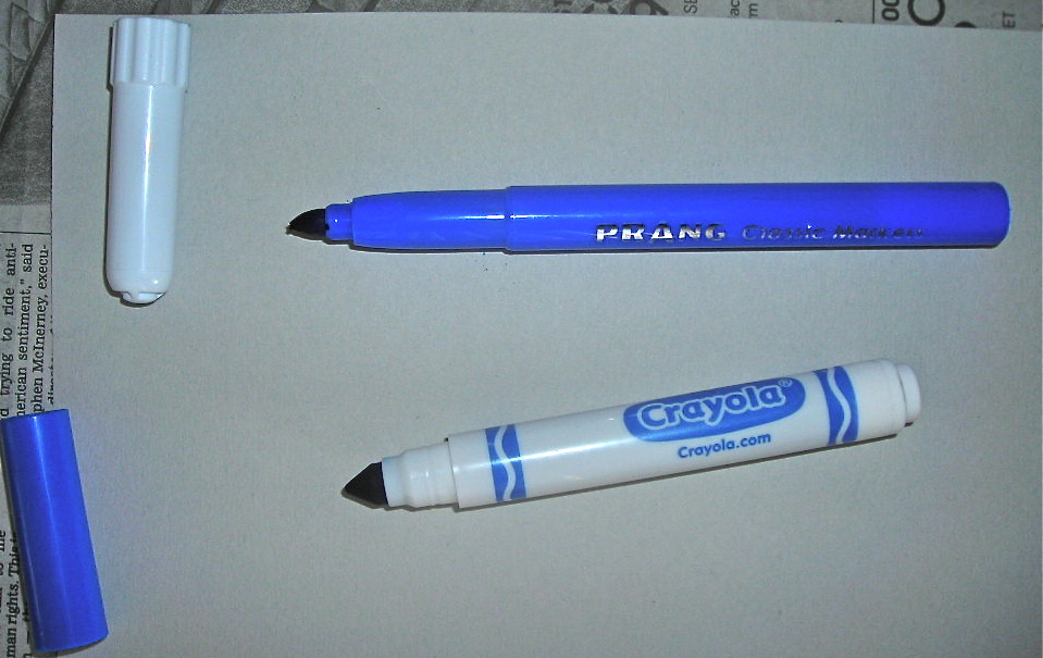 Fine Lines Markers Prang vs. Crayola