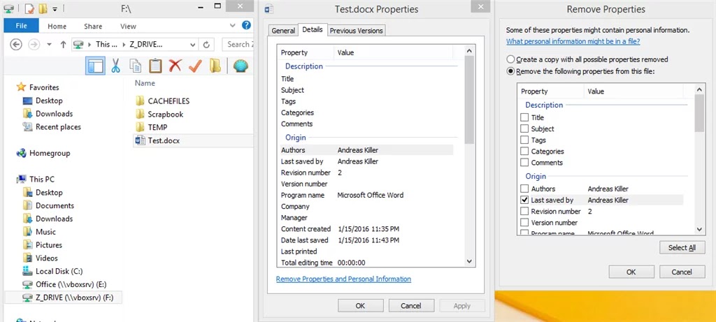 Remove 'file properties' in Windows [Guide]
