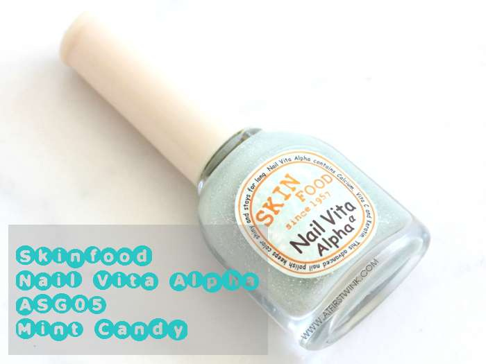 Skinfood Nail Vita Alpha ASG05 - Mint Candy review