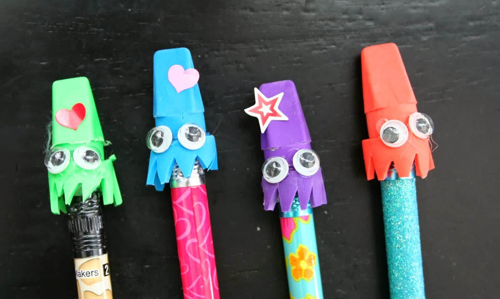 pencil topper craft ideas easy arts and crafts ideas