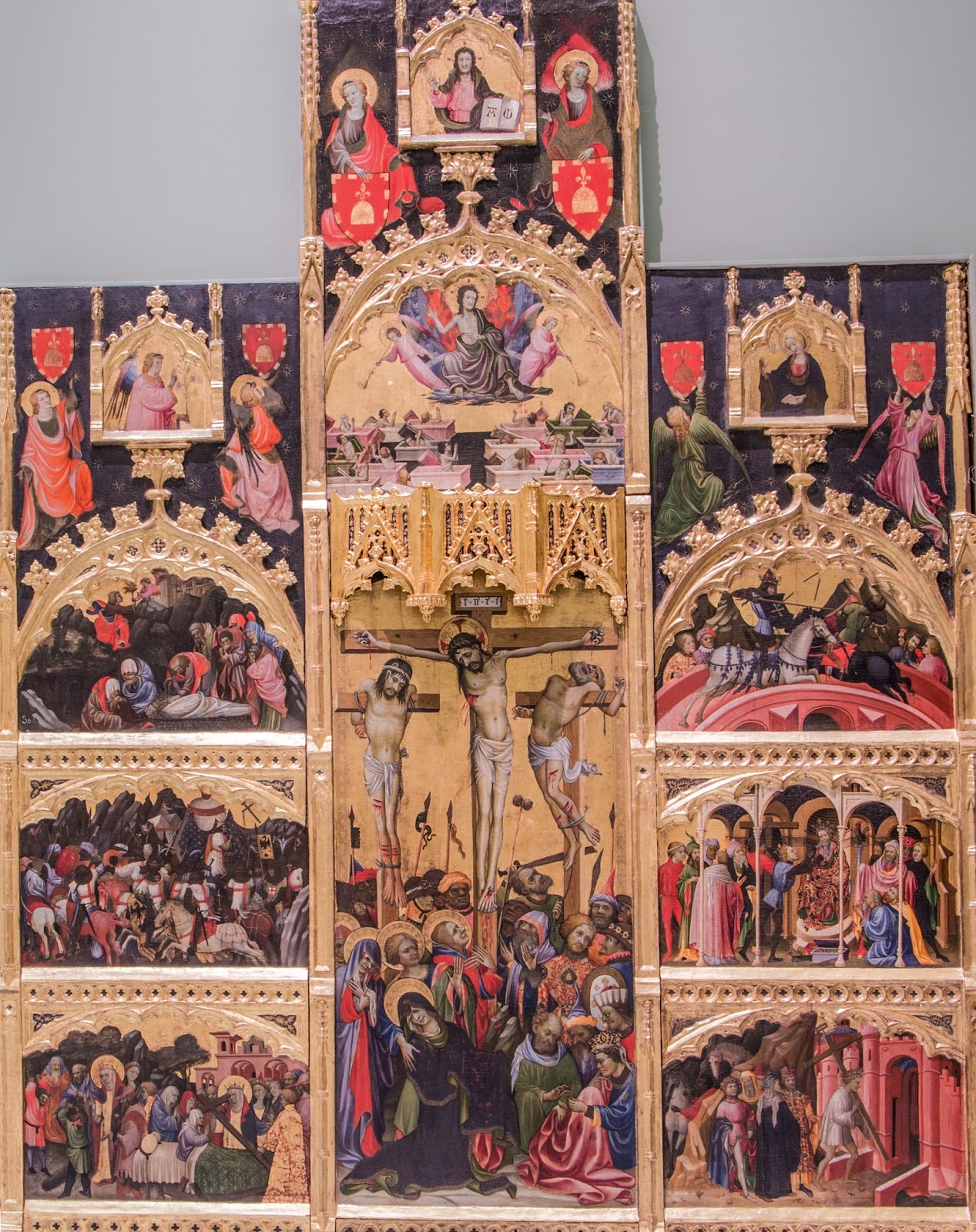 José Antonio Benito NUESTRA SEÑORA DE LA EVANGELIZACIÓN en el RETABLO DE LA CONCEPCIÓN de la