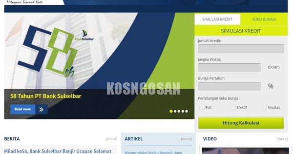 Cara Daftar Sms Internet Mobile Banking Sulselbar Sulawesi Selatan Dan Barat Kosngosan