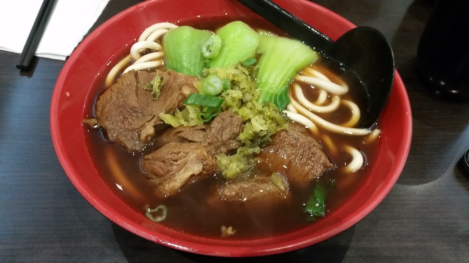 Slurping Mei Nung Beef Noodle House Eating With Gordon