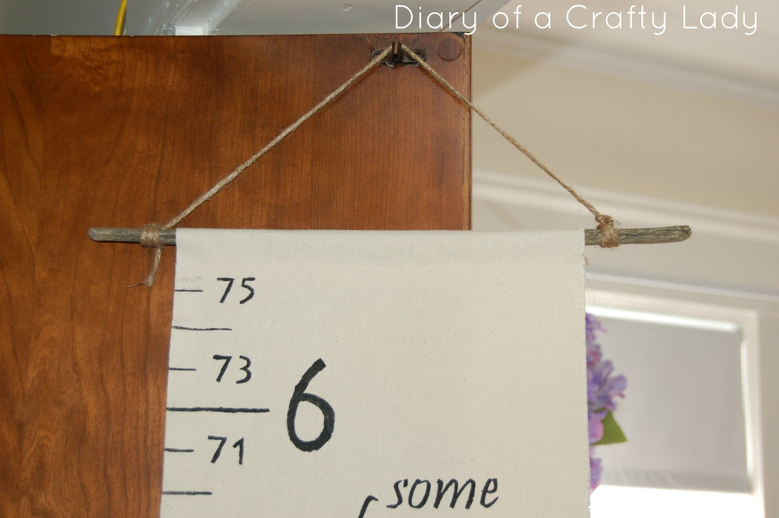 diary of a crafty lady diy canvas growth chart harry potter growth chart