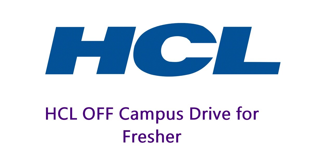 HCL Off Campus Drive For Fresh\Exp In Bangalore For All Pass Out Batches INDIA KA JOBS ADDA