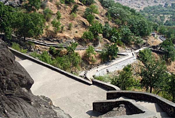 stairway to Aurangabad caves