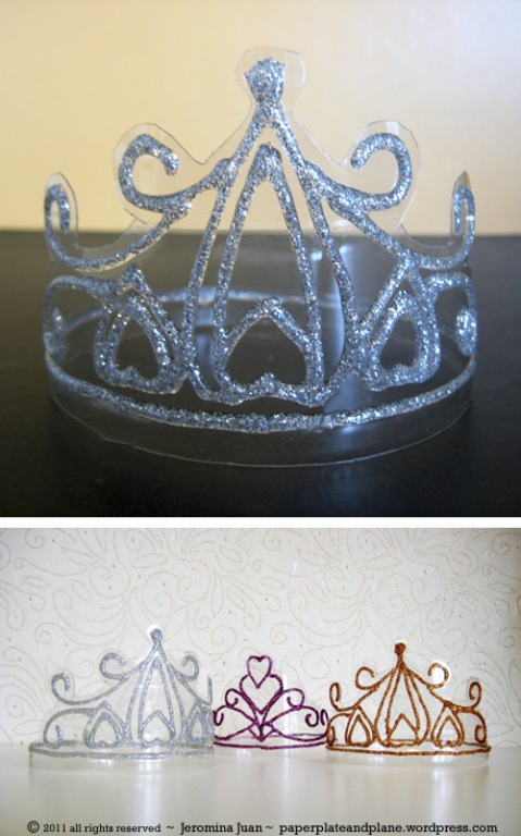 Diy: corona de Princesa con una botella de plástico : Baby-Deco