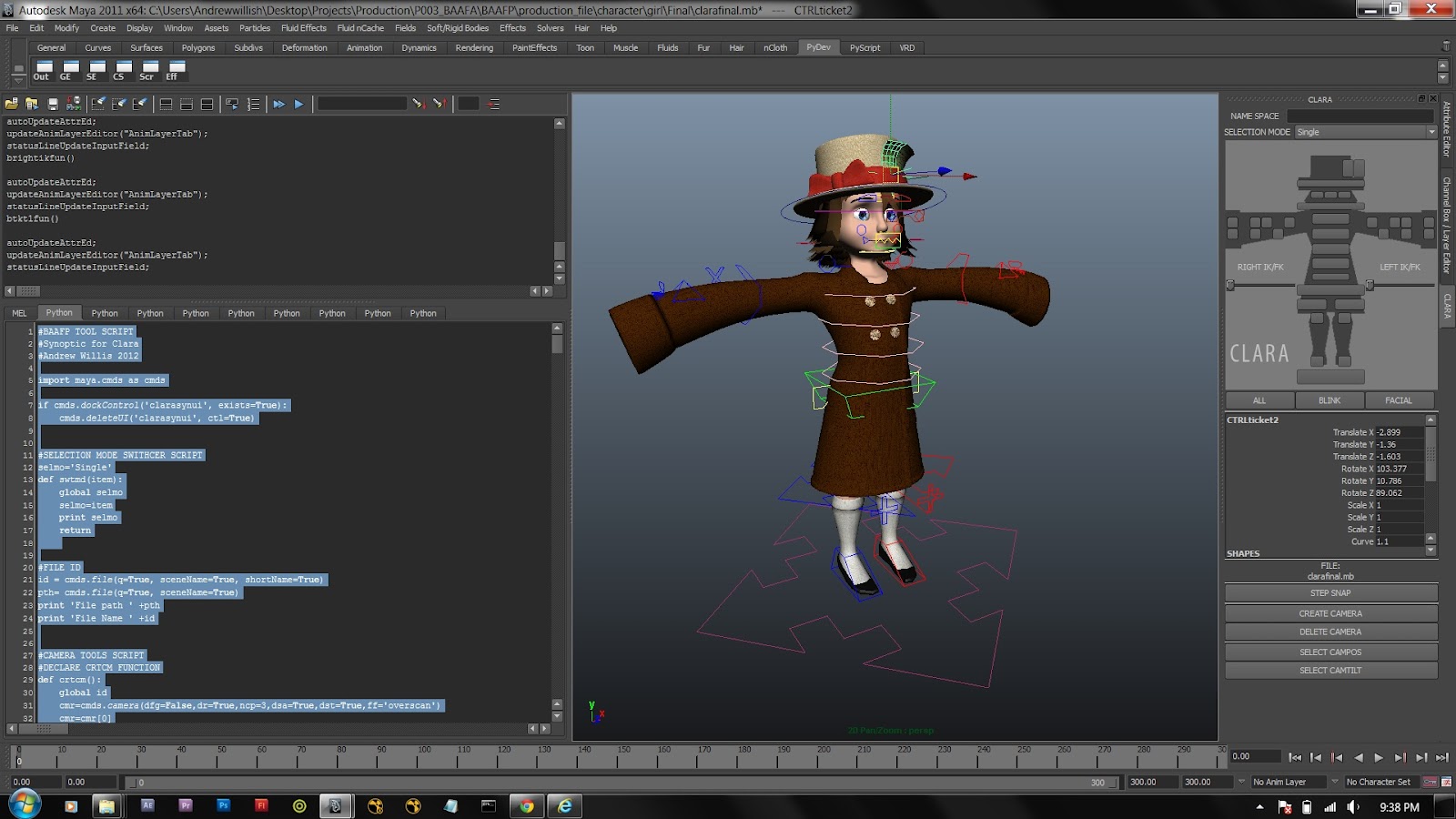 Andrew Willis: Autodesk Maya Python