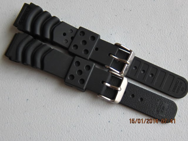 jam & watch: Original Seiko Diver Rubber Strap 20mm 4HX0JB & DA3H1JR (Z20)  (Sold)