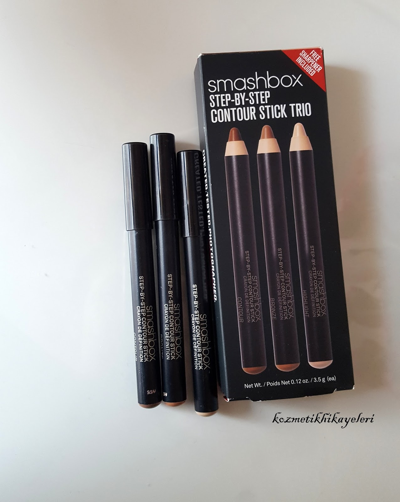 KOZMETİK HİKAYELERİ Smashbox Step by Step Contour Stick Trio Kit